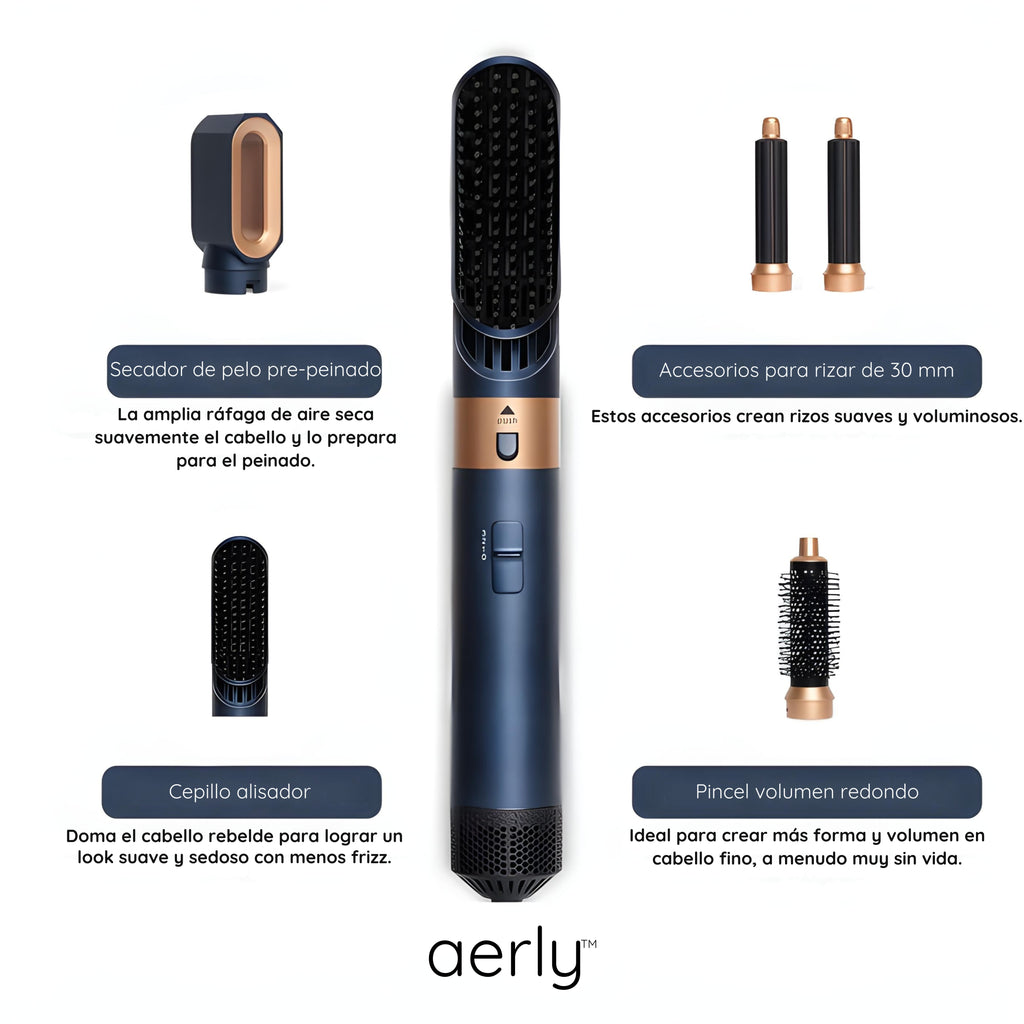 Aerly® AirStyler 5 en 1 + Free eBook